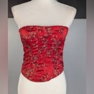 Vintage Y2K Victorias Secret Bustier Corset Top Size Large
